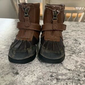 Polo by Ralph Lauren Kids Brown and Black Boots